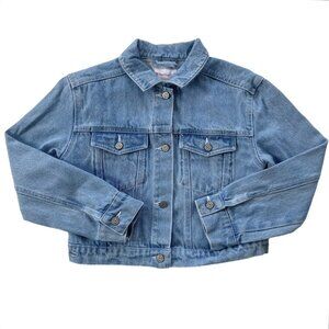 American Girl Embroidered Jean Jacket